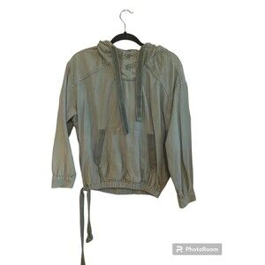 America Eagle Army Green Sweatshirt Jacket Sz.S